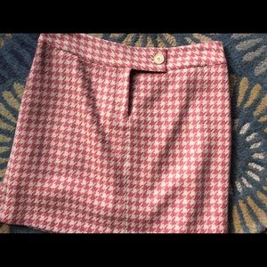 Vineyard Vines Pink Herringbone Skirt 8
